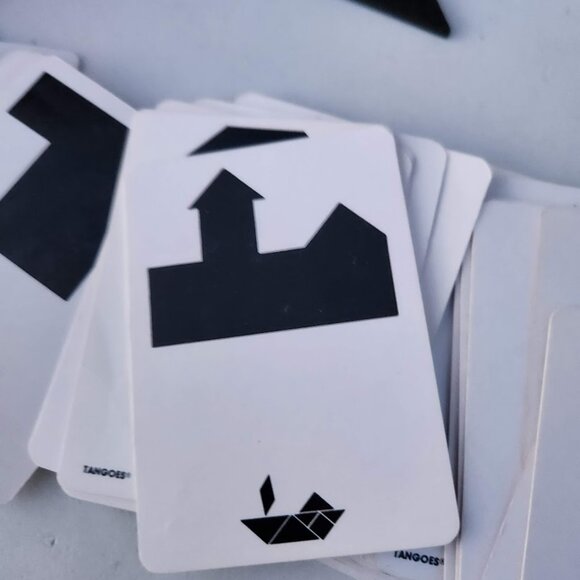 Vintage Tangoes Pattern Puzzle Game Chinese Patterns Tangram Puzzles CLASSROOM S - Picture 4 of 10